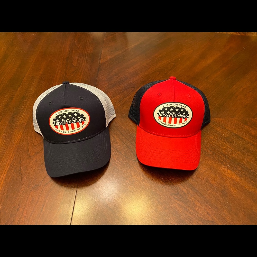 Bass Pro Hats (2) Adjustable